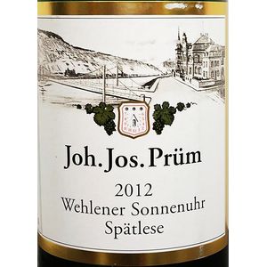 2012 Weingut Joh. Jos. Prüm Wehlener Sonnenuhr Riesling Spätlese