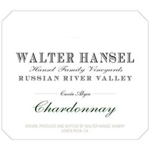 2020 Walter Hansel Winery Cuvée Alyce Chardonnay