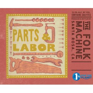 2021 Folk Machine Parts & Labor Red Wine