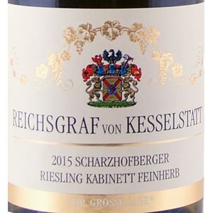 2015 Reichsgraf von Kesselstatt Scharzhofberger Riesling Kabinett Feinherb