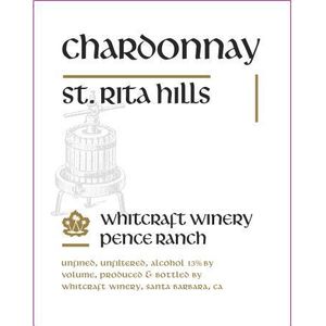 2019 Whitcraft Winery Pence Ranch Chardonnay