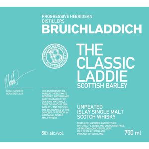 Bruichladdich The Classic Laddie Unpeated Islay Single Malt Scotch Whisky