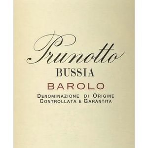 2010 Prunotto Barolo Bussia