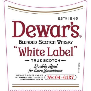 Dewar's White Label Blended Scotch Whisky