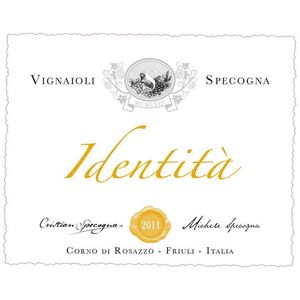 2016 Azienda Agricola Specogna Friuli Bianco Identità