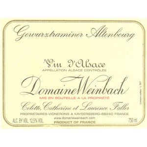 2020 Domaine Weinbach Altenbourg Gewürztraminer