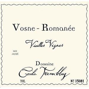 2018 Domaine Cécile Tremblay Vosne-Romanée Vieilles Vignes