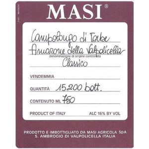 2009 Masi Amarone della Valpolicella Classico Campolongo di Torbe