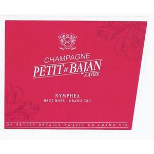 Petit & Bajan Champagne Nymphéa Brut Rosé Grand Cru