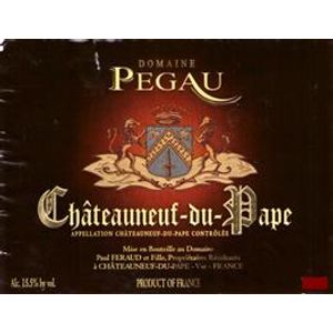 2020 Domaine du Pegau Châteauneuf-du-Pape Cuvée da Capo