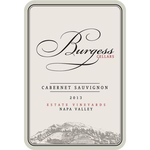 2016 Burgess Cellars Estate Vineyards Cabernet Sauvignon