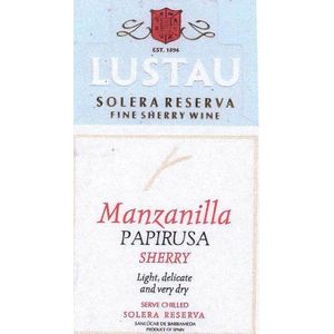 Lustau Solera Reserva Manzanilla Papirusa