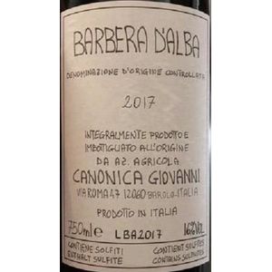 2017 Giovanni Canonica Barbera d'Alba