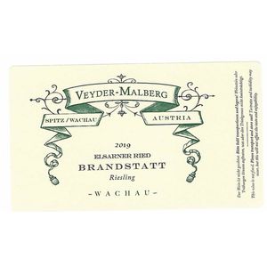 2019 Veyder-Malberg Elsarner Brandstatt Riesling