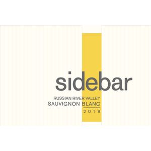 2019 Sidebar Russian River Valley Sauvignon Blanc
