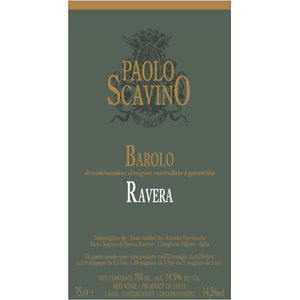 2019 Paolo Scavino Barolo Ravera