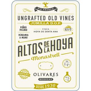 2020 Bodegas Olivares Altos de la Hoya Old Vines Monastrell