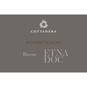 2017 Cottanera Diciassettesalme Etna Rosso