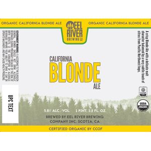 Eel River Brewing Company California Blonde Ale