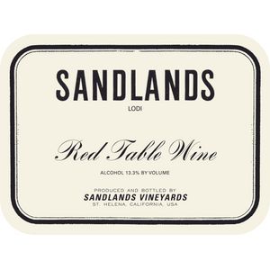 2021 Sandlands Lodi Red Table Wine