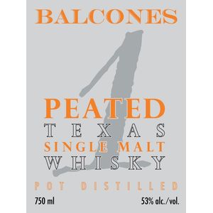 Balcones 1 Pot Distilled Peated Texas Single Malt Whiskey