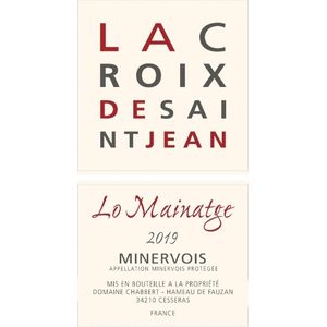 2019 La Croix de Saint Jean Minervois Lo Mainatge