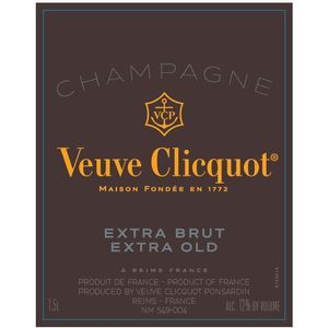 Veuve Clicquot Ponsardin Champagne Extra Brut Extra Old