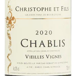 2021 Christophe et Fils Chablis Vieilles Vignes