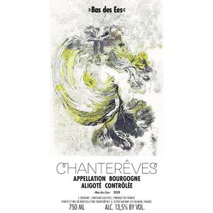 2020 Chanterêves Bourgogne Aligoté Bas Des Ees