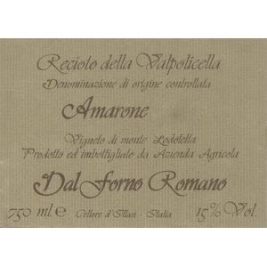 1988 Romano dal Forno Recioto della Valpolicella