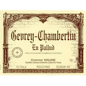2003 Domaine Maume Gevrey-Chambertin En Pallud