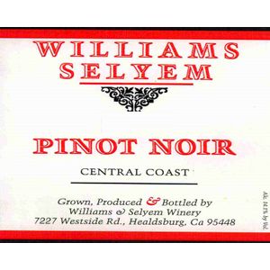 2021 Williams Selyem Central Coast Pinot Noir
