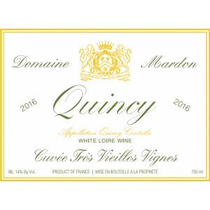 2021 Domaine Mardon Quincy Cuvée Très Vieilles Vignes