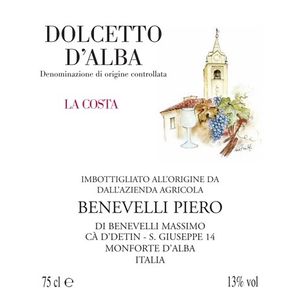 2021 Benevelli Piero La Costa Dolcetto d'Alba