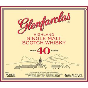 Glenfarclas 40 Year Old Highland Single Malt Scotch Whisky