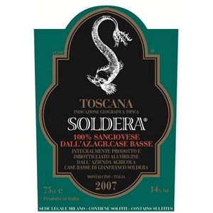 2007 Soldera Case Basse Toscana Sangiovese