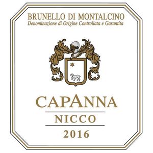 2016 Capanna Nicco Brunello di Montalcino