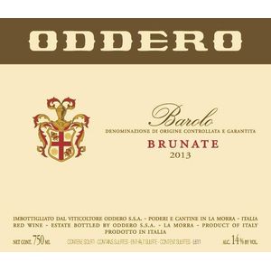 2017 Oddero Barolo Brunate