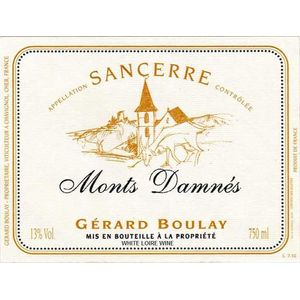 2021 Gérard Boulay Sancerre Monts Damnés