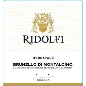2016 Ridolfi Brunello di Montalcino Riserva Mercatale