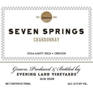2021 Evening Land Seven Springs Chardonnay