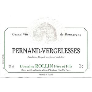 2019 Domaine Rollin Père et Fils Pernand-Vergelesses Blanc