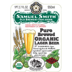 Samuel Smith Old Brewery Pure Brewed Organic Lager Beer