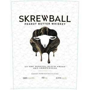 Skrewball Peanut Butter Flavored Whiskey
