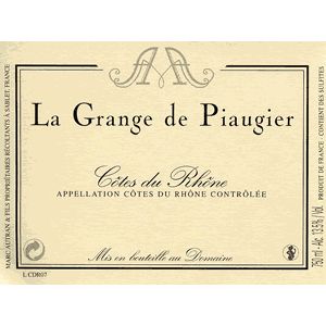 2020 Domaine de Piaugier Côtes du Rhône La Grange de Piaugier