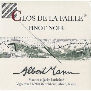 2019 Domaine Albert Mann Clos de la Faille Pinot Noir