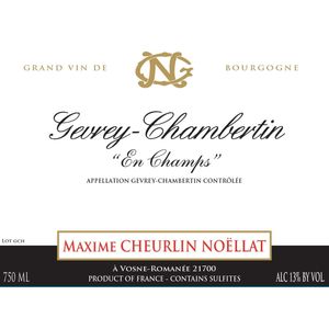 2020 Maxime Cheurlin Noëllat Gevrey-Chambertin En Champs