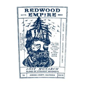 Redwood Empire Lost Monarch Blend Of Stright Whiskies.