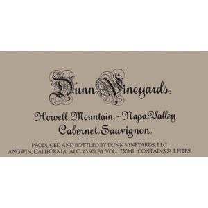 2006 Dunn Vineyards Howell Mountain Cabernet Sauvignon