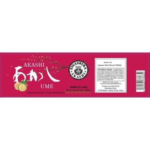 Akashi Ume Japanese Plum Flavored Whiskey